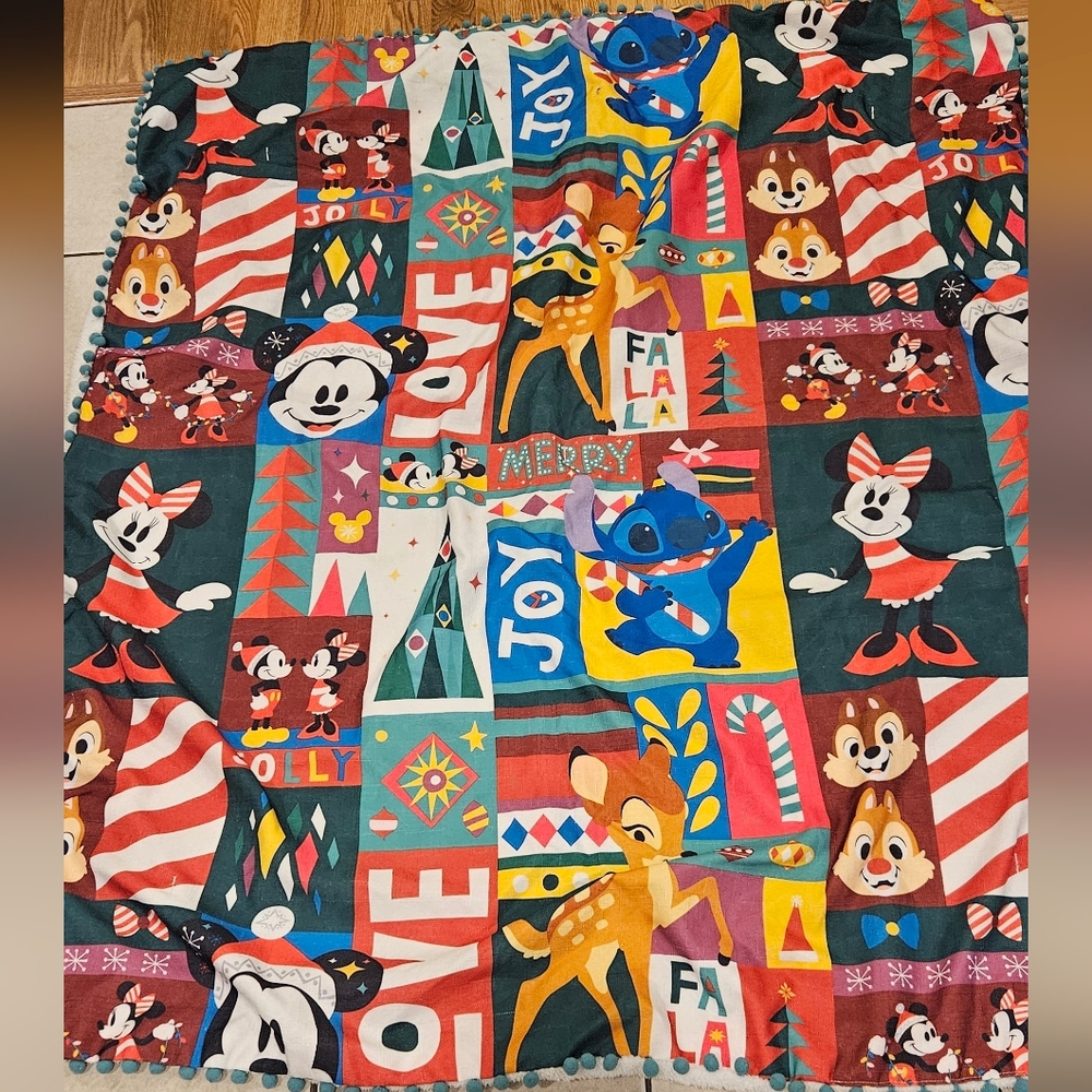 Disney Blue and Teal Blanket